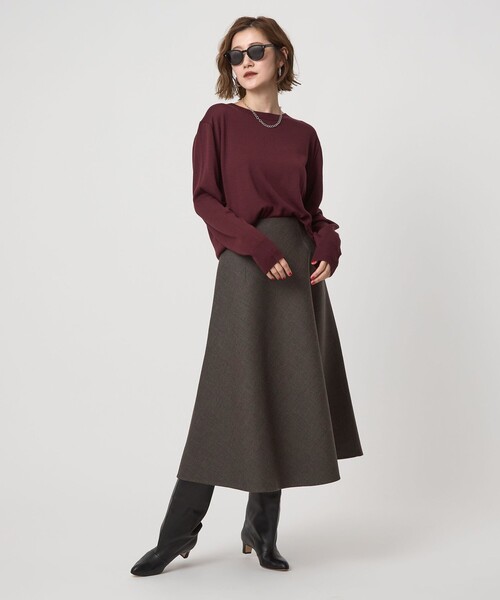 conte＞リバー フレアスカート（スカート）｜conte（コンテ）の