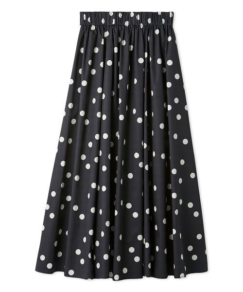 Mila Owen（ミラオーウェン）の「ウエストゴムギャザーマキシスカート（スカート・レディース・ホワイト/キャメル/ドット/ターコイズブルー・0/1/00）」の22枚目の写真