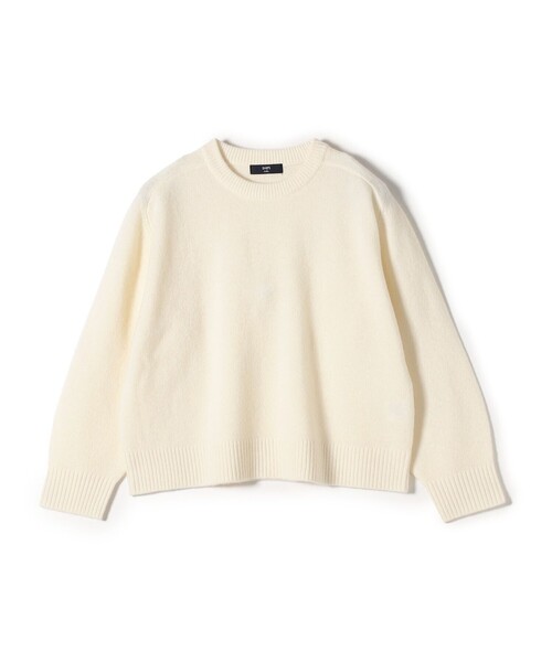 SHIPS Colors(シップス カラーズ)の「SHIPS Colors:〈手洗い可能〉CASHMILE(R) サドルショルダー ニット(ニット/セーター・レディース・オフホワイト/クリーム/ピンク/グリーン/ライトグレー・ONE SIZE)」の1枚目の写真