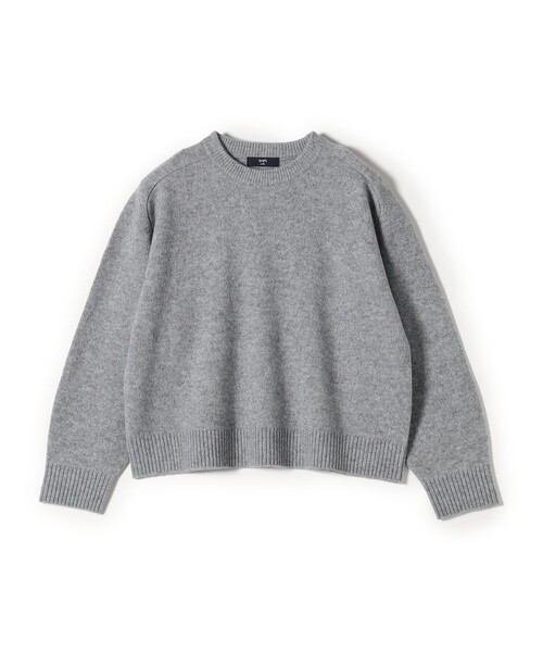 SHIPS Colors(シップス カラーズ)の「SHIPS Colors:〈手洗い可能〉CASHMILE(R) サドルショルダー ニット(ニット/セーター・レディース・オフホワイト/クリーム/ピンク/グリーン/ライトグレー・ONE SIZE)」の6枚目の写真