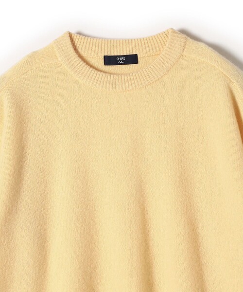 SHIPS Colors(シップス カラーズ)の「SHIPS Colors:〈手洗い可能〉CASHMILE(R) サドルショルダー ニット(ニット/セーター・レディース・オフホワイト/クリーム/ピンク/グリーン/ライトグレー・ONE SIZE)」の11枚目の写真