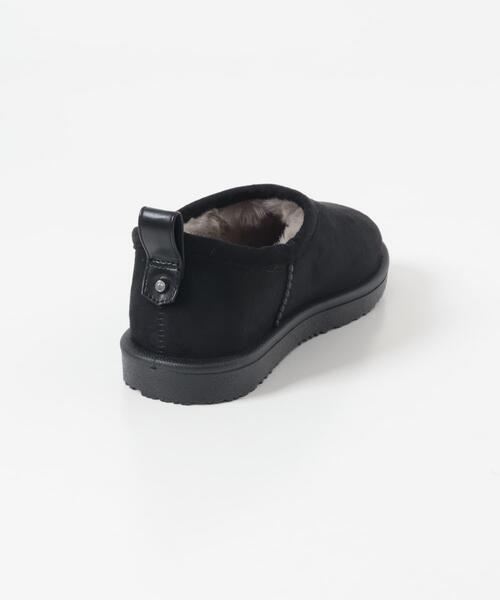 RODE SKO（ロデスコ）の「TEMPERATE　SHLOKムートン風スリッポンレインシューズ（レインシューズ・レディース・ブラック/グレー・39/38/37）」の13枚目の写真