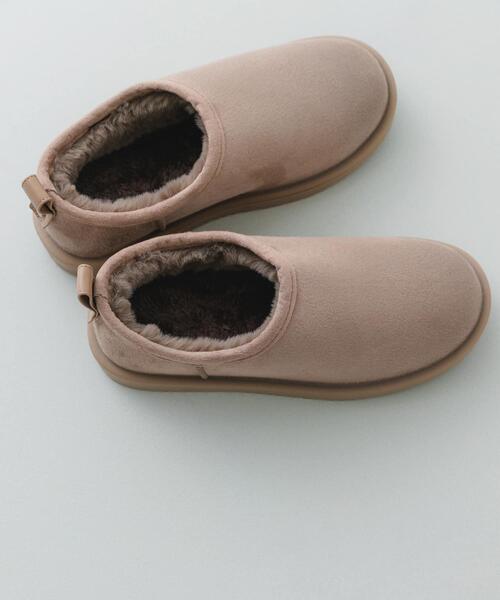 RODE SKO（ロデスコ）の「TEMPERATE　SHLOKムートン風スリッポンレインシューズ（レインシューズ・レディース・ブラック/グレー・39/38/37）」の18枚目の写真