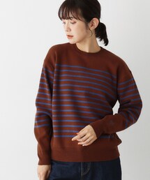 【ユニセックス/洗える】コットンカシミヤブレンドセーター