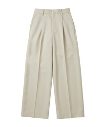 Trefle blanc（トレフルブラン）の「【original】Twill semi wide pants（スラックス）」
