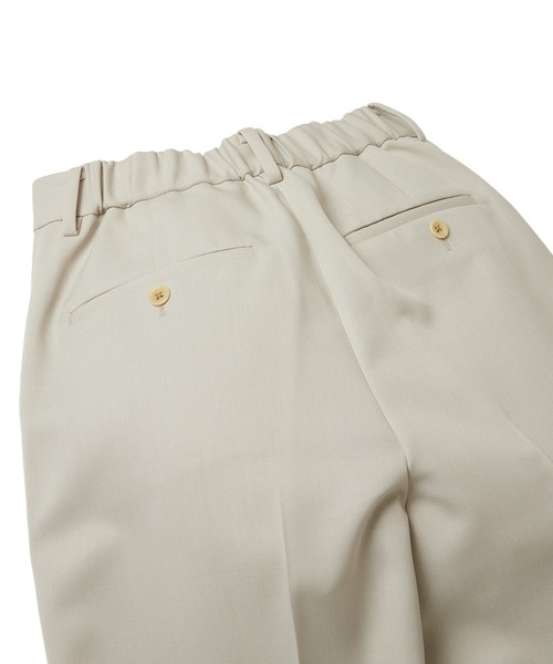 Trefle blanc（トレフルブラン）の「【original】Twill semi wide pants（スラックス・レディース・ベージュ・FREE）」の5枚目の写真
