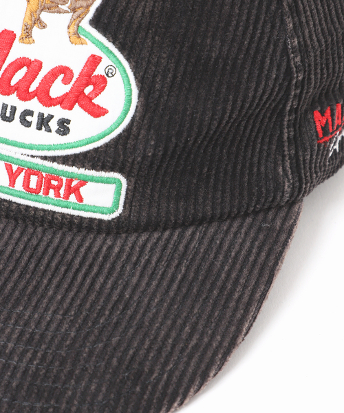 JOURNAL STANDARD relume(ジャーナルスタンダード レリューム)の「MACK TRUCKS / マック・トラックス 別注 フェード コーデュロイ キャップ(キャップ・メンズ・ブラック/ブラウン・FREE)」の5枚目の写真