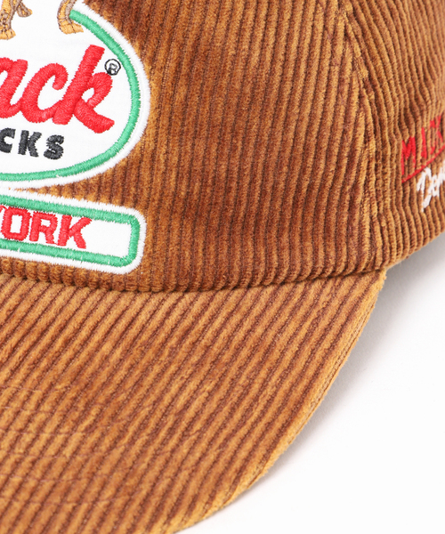 JOURNAL STANDARD relume(ジャーナルスタンダード レリューム)の「MACK TRUCKS / マック・トラックス 別注 フェード コーデュロイ キャップ(キャップ・メンズ・ブラック/ブラウン・FREE)」の6枚目の写真
