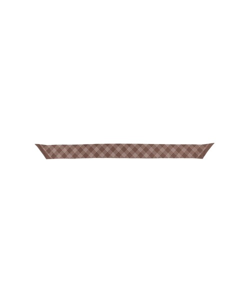 BEAMS F(ビームスエフ)の「FRANCO BASSI / シルク チェック柄 スカーフ(マフラー・メンズ・ブラウン/ブラック・ONE SIZE)」の6枚目の写真