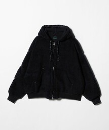 UNITED ARROWS GOLF ジップアップフーディー ブラック L UNITED ARROWS｜ユナイテッドアローズのパーカー（ジップアップ）通販