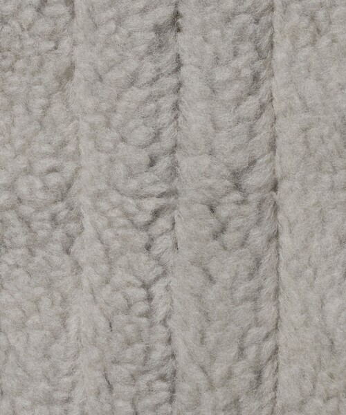 FILL THE BILL（フィルザビル）の「＜FILL THE BILL＞ボア フーディー（パーカー・レディース・ブラック/ライトグレー・1）」の9枚目の写真