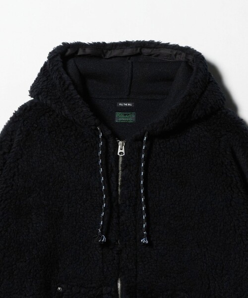 FILL THE BILL（フィルザビル）の「＜FILL THE BILL＞ボア フーディー（パーカー・レディース・ブラック/ライトグレー・1）」の11枚目の写真