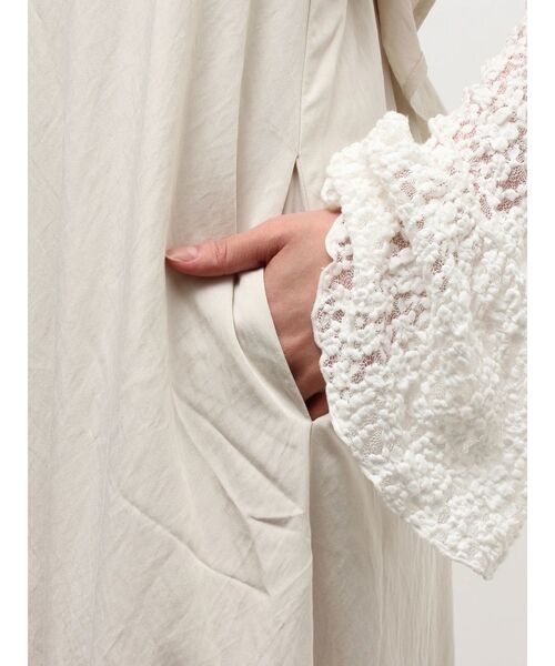 merry jenny（メリージェニー）の「tulip frillキャミワンピース（ワンピース・レディース・ベージュ/ブラック・FREE）」の14枚目の写真