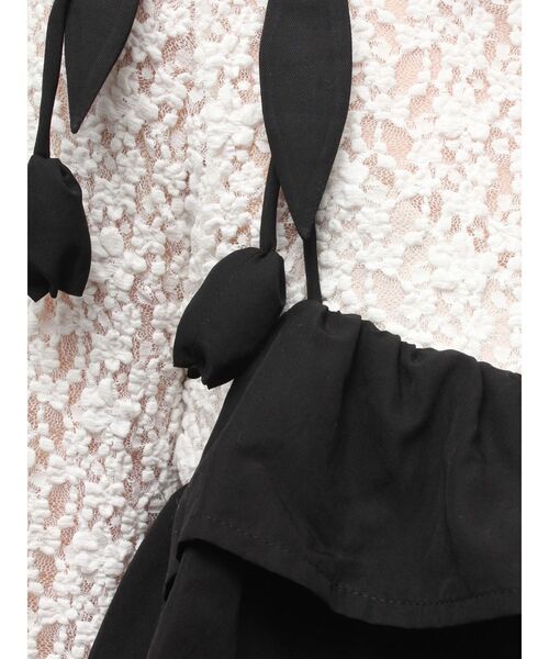 merry jenny（メリージェニー）の「tulip frillキャミワンピース（ワンピース・レディース・ベージュ/ブラック・FREE）」の17枚目の写真