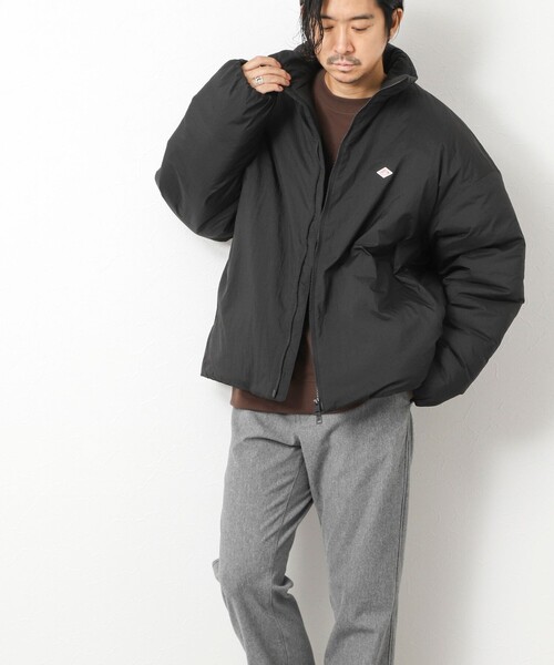 DANTON（ダントン）の「【DANTON/ダントン】スタンドカラー中綿ジャケット/ブルゾン/STAND COLLAR JACKET/DT-A0704 PRD/25AW（ブルゾン・メンズ・ブラック/グレイッシュベージュ・S/M/L/XL）」の18枚目の写真