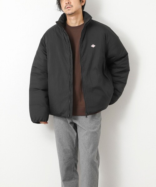 DANTON（ダントン）の「【DANTON/ダントン】スタンドカラー中綿ジャケット/ブルゾン/STAND COLLAR JACKET/DT-A0704 PRD/25AW（ブルゾン・メンズ・ブラック/グレイッシュベージュ・S/M/L/XL）」の19枚目の写真