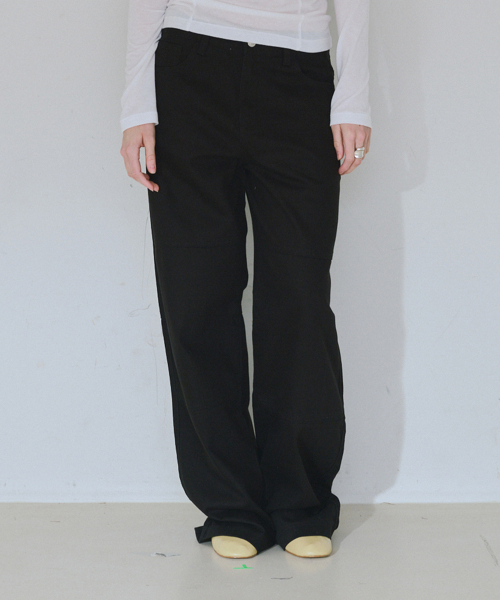 MILLO WOMEN（ミロウーマン）の「ダブルニーコットンルージュパンツ[ブラック]（その他パンツ・レディース・その他・SMALL/MEDIUM）」の2枚目の写真