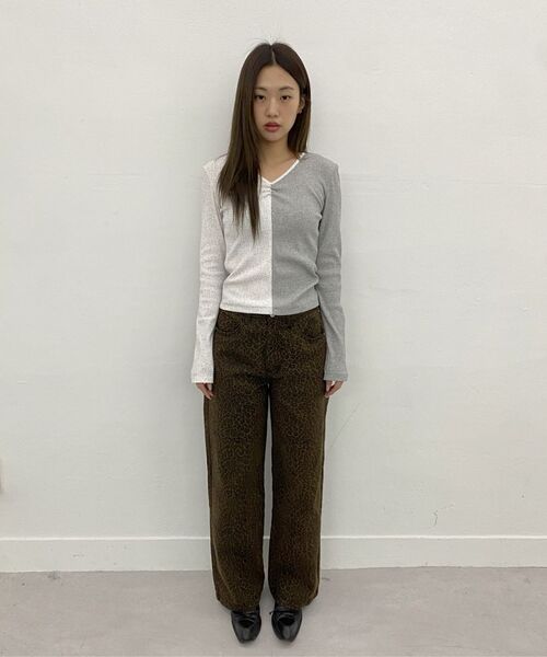 MILLO WOMEN（ミロウーマン）の「ダブルニーコットンルージュパンツ[ブラック]（その他パンツ・レディース・その他・SMALL/MEDIUM）」の10枚目の写真