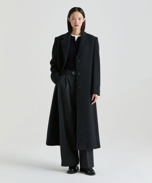 MUSINSA STANDARD WOMAN（ムシンサスタンダードウーマン）の「ウィメンズヘビーウェイト裏起毛ツーピンタックワイドバンディングスラックス[チャコールグレー]（スラックス・レディース・その他・34/32/30/31/25/26/27/28/29）」の6枚目の写真