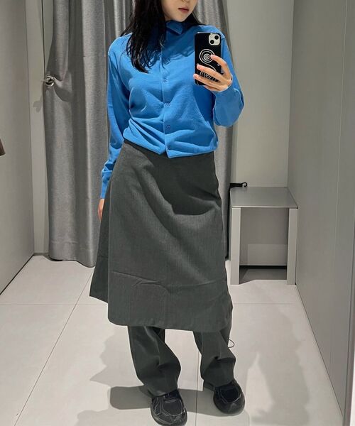 MUSINSA STANDARD WOMAN（ムシンサスタンダードウーマン）の「ウィメンズストレートヒドゥンバンディングスラックス[ミディアムグレー]（スラックス・レディース・その他・32/30/24/25/26/27/28/29/31/34）」の7枚目の写真