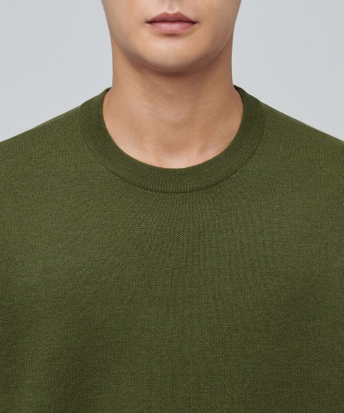 MUSINSA STANDARD（ムシンサスタンダード）の「ミニマルクルーネックニット[アボカド]（ニット/セーター・メンズ・その他・XX-LARGE/SMALL/MEDIUM/LARGE/X-LARGE）」の21枚目の写真