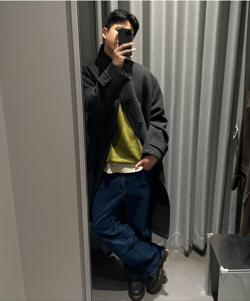 MUSINSA STANDARD（ムシンサスタンダード）の「ミニマルクルーネックニット[アボカド]（ニット/セーター・メンズ・その他・XX-LARGE/SMALL/MEDIUM/LARGE/X-LARGE）」の16枚目の写真