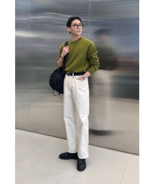 MUSINSA STANDARD（ムシンサスタンダード）の「ミニマルクルーネックニット[アボカド]（ニット/セーター・メンズ・その他・XX-LARGE/SMALL/MEDIUM/LARGE/X-LARGE）」の13枚目の写真