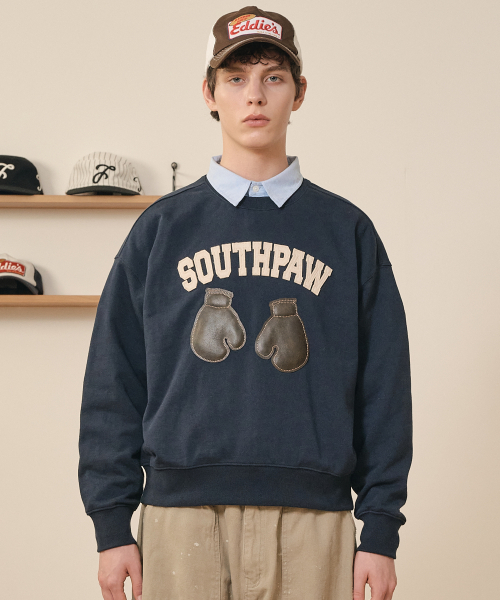 TAKEASY(テイクイージー)の「サウスポー クロップ スウェット (ダークネイビー)(スウェット・メンズ・その他・SMALL/MEDIUM/LARGE)」の4枚目の写真