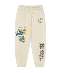 Wacky WiLLy（ワッキーウィリー）の「スプレイグラフィックスウェットパンツクリーム（スウェットパンツ）」