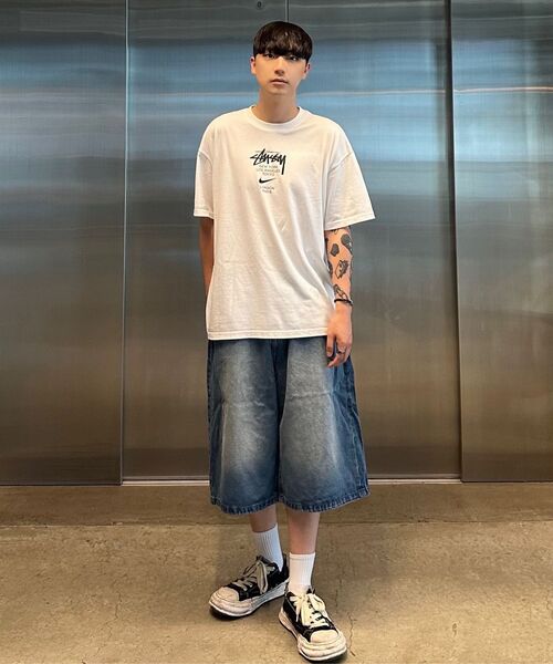 VTWO(ブイツー)の「8部ウォッシュドバミューダデニムパンツ (ブルー)(その他パンツ・メンズ・その他・SMALL/MEDIUM/LARGE)」の4枚目の写真