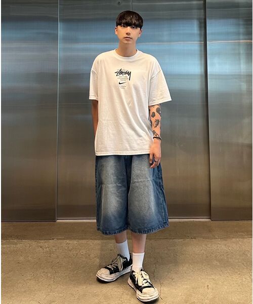 VTWO(ブイツー)の「8部ウォッシュドバミューダデニムパンツ (ブルー)(その他パンツ・メンズ・その他・SMALL/MEDIUM/LARGE)」の5枚目の写真