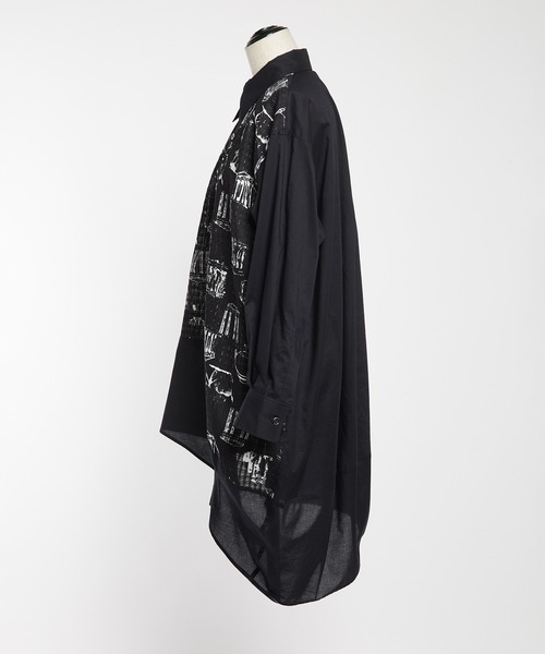 gomme（ゴム）の「パルテノンビックブラウス（シャツ/ブラウス・レディース・グレー/ブラック/ホワイト・MEDIUM）」の19枚目の写真