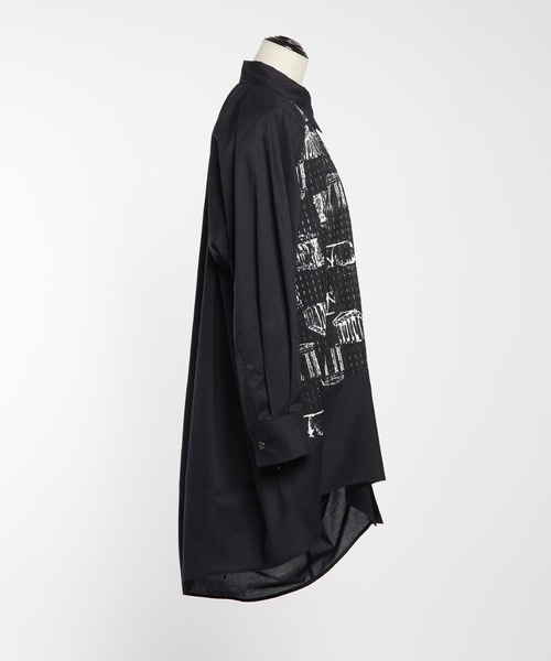 gomme（ゴム）の「パルテノンビックブラウス（シャツ/ブラウス・レディース・グレー/ブラック/ホワイト・MEDIUM）」の21枚目の写真