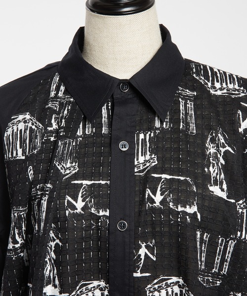 gomme（ゴム）の「パルテノンビックブラウス（シャツ/ブラウス・レディース・グレー/ブラック/ホワイト・MEDIUM）」の22枚目の写真