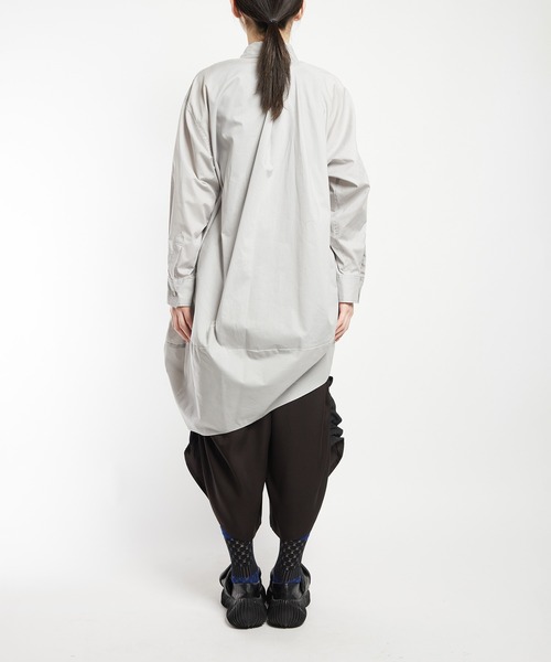 gomme（ゴム）の「パルテノンビックブラウス（シャツ/ブラウス・レディース・グレー/ブラック/ホワイト・MEDIUM）」の14枚目の写真