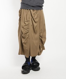 gomme（ゴム）の「ツイルギャザースカート（スカート）」