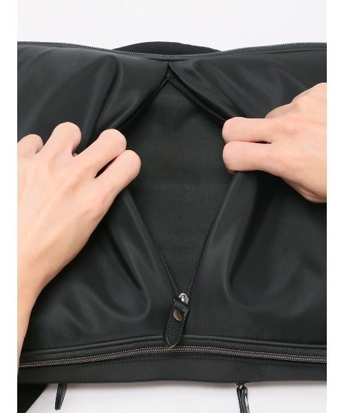 SUIT SQUARE（スーツスクエア）の「3WAYバックパック 撥水 軽量 ナイロン（バックパック/リュック・メンズ・ブラック/ネイビー・F）」の8枚目の写真
