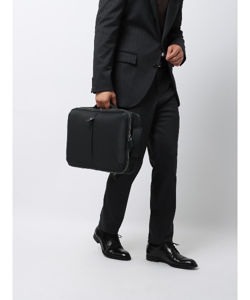 SUIT SQUARE（スーツスクエア）の「3WAYバックパック 撥水 軽量 ナイロン（バックパック/リュック・メンズ・ブラック/ネイビー・F）」の10枚目の写真