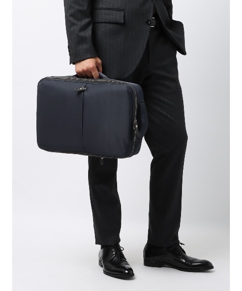 SUIT SQUARE（スーツスクエア）の「3WAYバックパック 撥水 軽量 ナイロン（バックパック/リュック・メンズ・ブラック/ネイビー・F）」の18枚目の写真