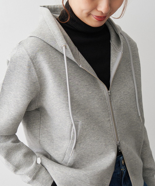 追加5》ストレッチジップフードパーカー（パーカー）｜Spick & Span