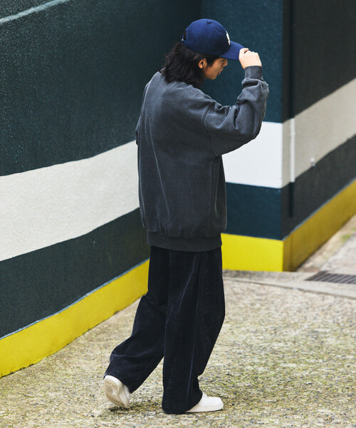 NAUTICA（ノーティカ）の「NAUTICA/ノーティカ ピグメント加工 HIDDEN LOGO クルーネックスウェット（スウェット・メンズ・ブラック/ネイビー/ブラウン・X-LARGE/MEDIUM/LARGE/SMALL）」の10枚目の写真