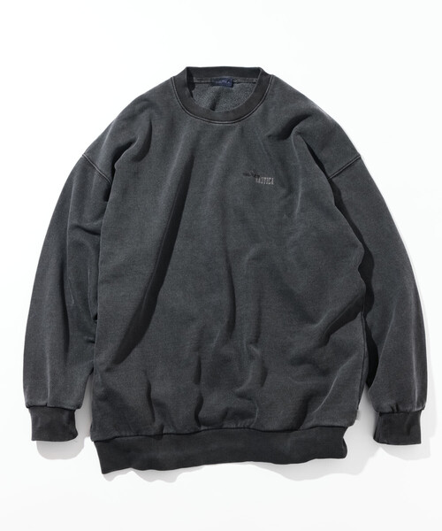 NAUTICA（ノーティカ）の「NAUTICA/ノーティカ ピグメント加工 HIDDEN LOGO クルーネックスウェット（スウェット・メンズ・ブラック/ネイビー/ブラウン・X-LARGE/MEDIUM/LARGE/SMALL）」の21枚目の写真