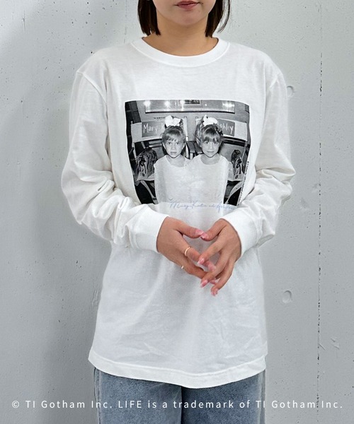 archives（アルシーヴ）の「LIFE PICTURE COLLECTION　TEE（Tシャツ/カットソー・レディース・ホワイト・MEDIUM）」の2枚目の写真