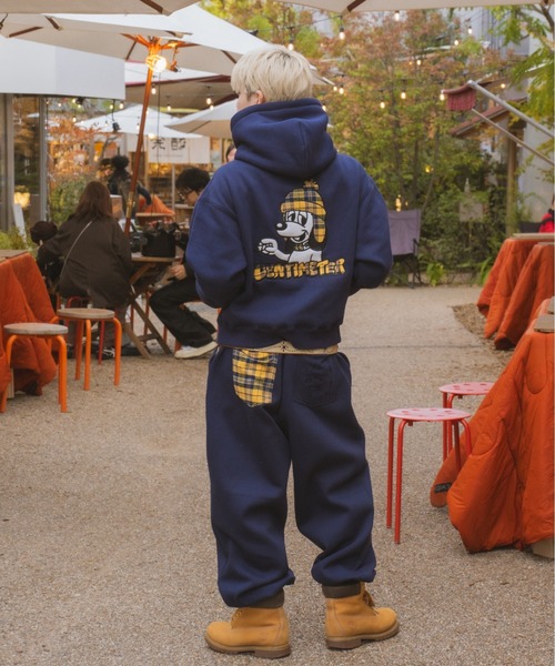 centimeter(センチメーター)の「CMT ruler check hoodie(パーカー・メンズ・ブラック/ネイビー/杢グレー・LARGE/MEDIUM/SMALL)」の11枚目の写真