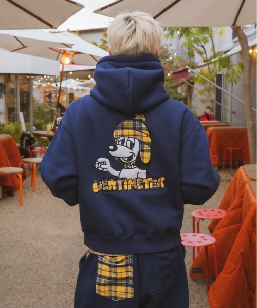 centimeter(センチメーター)の「CMT ruler check hoodie(パーカー・メンズ・ブラック/ネイビー/杢グレー・LARGE/MEDIUM/SMALL)」の20枚目の写真