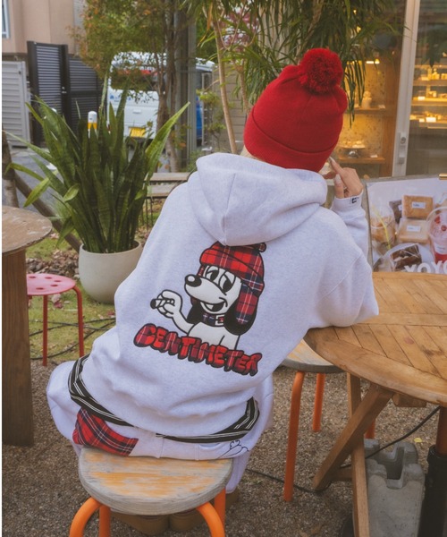 centimeter(センチメーター)の「CMT ruler check hoodie(パーカー・メンズ・ブラック/ネイビー/杢グレー・LARGE/MEDIUM/SMALL)」の19枚目の写真