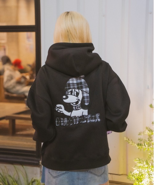 centimeter(センチメーター)の「CMT ruler check hoodie(パーカー・メンズ・ブラック/ネイビー/杢グレー・LARGE/MEDIUM/SMALL)」の5枚目の写真