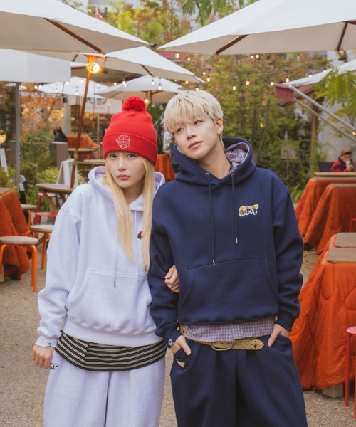 centimeter(センチメーター)の「CMT ruler check hoodie(パーカー・メンズ・ブラック/ネイビー/杢グレー・LARGE/MEDIUM/SMALL)」の6枚目の写真
