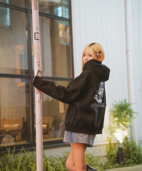 centimeter(センチメーター)の「CMT ruler check hoodie(パーカー・メンズ・ブラック/ネイビー/杢グレー・LARGE/MEDIUM/SMALL)」の7枚目の写真