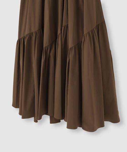 allureville（アルアバイル）の「◇バイヤス切替ギャザースカート（スカート・レディース・ブラウン・1/2）」の6枚目の写真